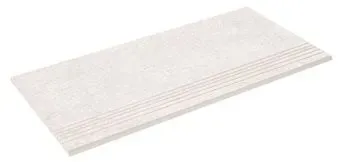 Zeus Ceramica Concrete Bianco Ступень Эко С Прорезями 600x293