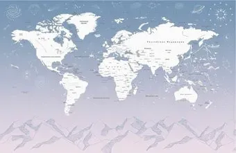 Citydecor Карта мира 26 (400x260см)