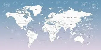 Citydecor Карта мира 26 (300x150см)