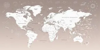 Citydecor Карта мира 25 (300x150см)