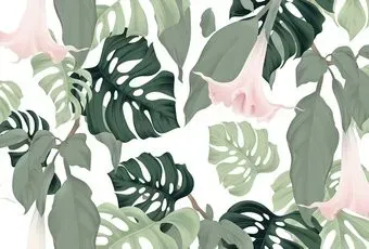 Vimala Тропическая монстера 270x400
