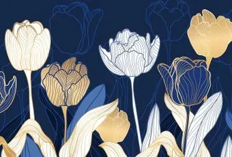 Vimala Рисованные тюльпаны 270x400