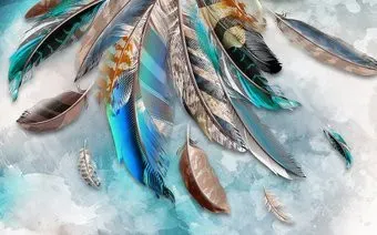 Vimala Разноцветные перья 270x400