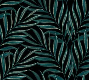 Vimala Пальмовые листья на черном 270x300