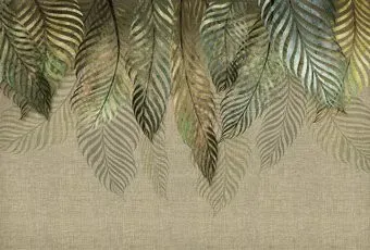 Vimala Пальмовые листья золотые 270x400
