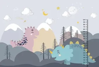 Vimala Динозавры ростометр 270x400