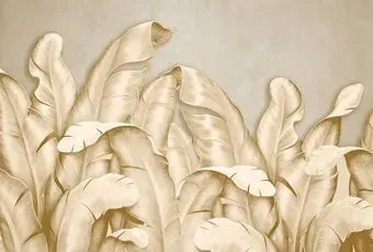Vimala Банановые листья бежевые 270x400