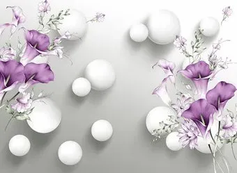 Vimala 3D Сиреневые каллы 270x400