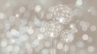 Vimala 3D Одуванчики бежевые 270x400