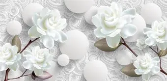 Citydecor Цветочная абстракция 7 3D 546x265