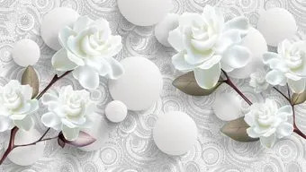 Citydecor Цветочная абстракция 7 3D 468x265