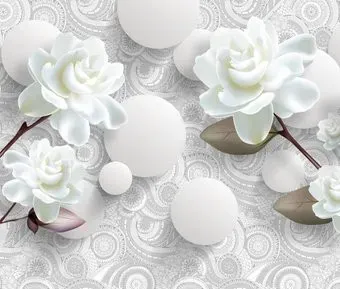 Citydecor Цветочная абстракция 7 3D 312x265