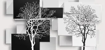 Citydecor Дерево инь-янь 3D 546x265