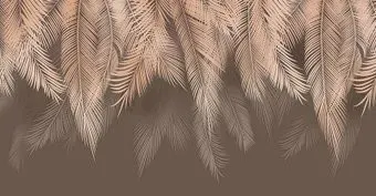 Citydecor Magic Пальмовые листья бежевый 500x260