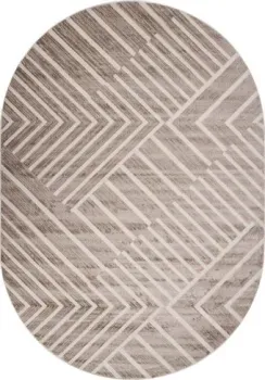 Merinos Dios F438-OVAL-BEIGE (2.4x3.4)