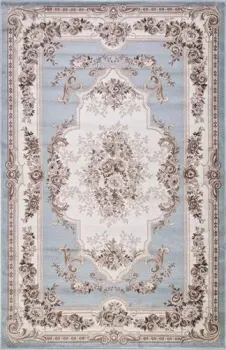 Merinos Valencia Deluxe 4015-STAN-L.BLUE-BROWN (1.5x2.3)