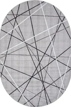 Merinos Silver F395-OVAL-GRAY (2.5x3.5)