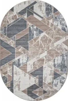 Merinos Sierra F354-OVAL-BEIGE-BLUE (1x2)
