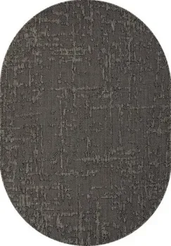 Merinos Kair S136-OVAL-BLACK-GRAY (1.4х2)
