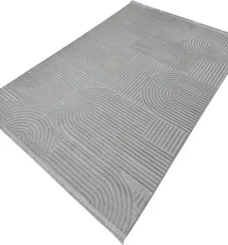 Radjab Carpet Моника Прямоугольник MC 402A 12588RK (1.6x3, L.Grey)