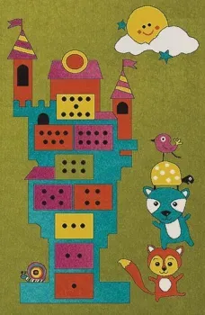 Sintelon Play 60AMA 120x170 (голубой/желтый/зеленый)