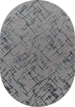 Merinos Liman F164-OVAL-GRAY-D.BLUE (1.6х2.3)