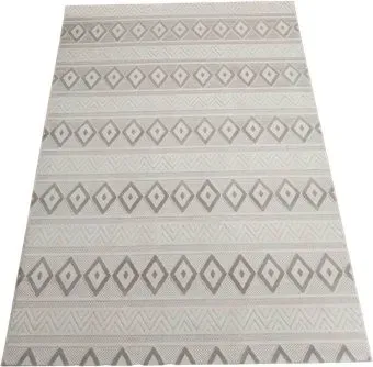 Radjab Carpet Сканди Сизаль Прямоугольник 10926C 12259RK (1.6x3, Grii/Krem)