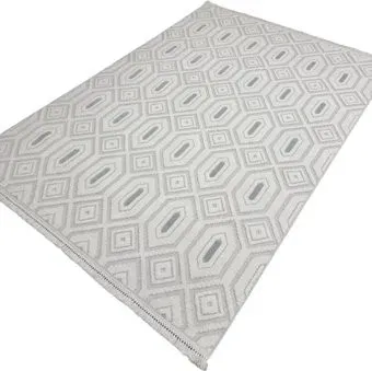 Radjab Carpet Поло Прямоугольник EN 262 12525RK (2x2.9, Cream/L.Grey)