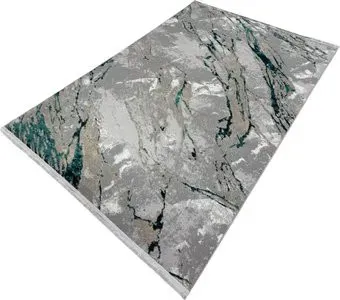 Radjab Carpet Афина Прямоугольник 9012A 12860RK (1.2x1.8, Grey/D.Green)
