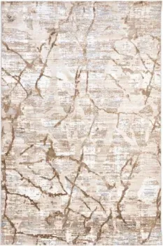 Radjab Carpet Бьянка Прямоугольник D059A 8085RK-B (1.4x2, Cream Shirink/Vizon Fdy)