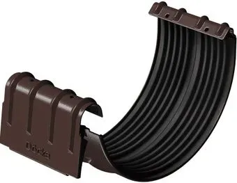 Docke Stal Premium Соединитель желобов D125 (шоколад 8019)