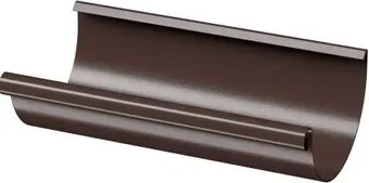 Docke Stal Premium Желоб полукруглый D125 3 м (шоколад 8019)