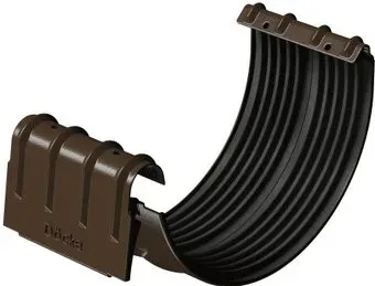 Docke Stal Premium Соединитель желобов D125 (каштан 8017)