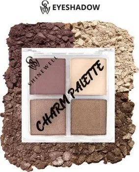 Shinewell Charm Palette LCS2-02 (коричневый/бежевый/золотистый)