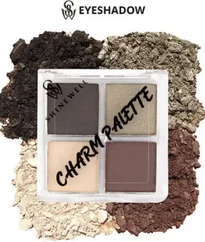 Shinewell Charm Palette LCS2-01 (светло-коричневый/темно-коричневый/бежевый)