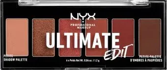 NYX Ultimate Edit Petite Shadow Palette (01 Warm Neutrals) 8.2 г