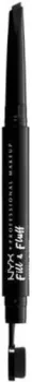 NYX Fill & Fluff Eybrw Pmd Pencil (08 Black) 0.2 г