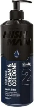 Nishman 02 After Shave Cream Cologne Arctic Blue 2 in 1 (200 мл)