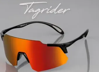 Tagrider IMN-023-45 Gold Red Mirror