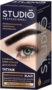 Studio Professional с эффектом татуажа (экстра-черный)