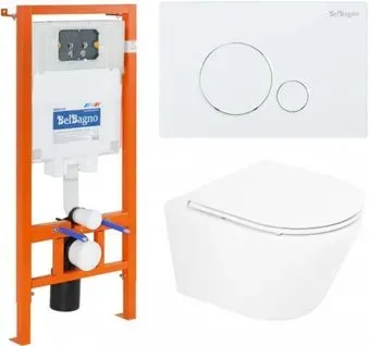 BelBagno BB8001CHR/SC/BB002-80/BB014-SR-BIANCO