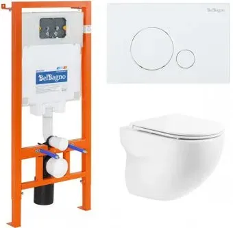 BelBagno BB066CHR/BB870SC/BB002-80/BB014-SR-BIANCO