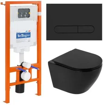 BelBagno BB062CHR-MB/BB062SC-MB/BB002-80/BB007-PR-NERO.M