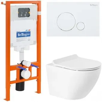 BelBagno BB046CHR/BB2111SC/BB002-80/BB014-SR-BIANCO