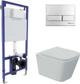 Berges Wasserhaus Floe S Rimless 043242 (с сиденьем)