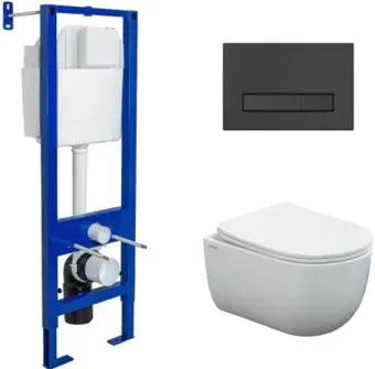 Berges Wasserhaus Atom 043306 (с сиденьем и кнопкой смыва)