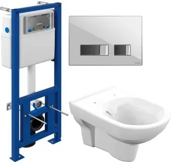 Cersanit City New Clean On MZ-CITY-COn + IN-MZ-LINK PRO + P-BU-MOV/Whg/Gl (без сиденья)