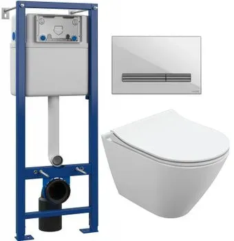 Cersanit City Oval + S-IN-MZ-VECTOR + P-BU-PIL/Whg/Gl