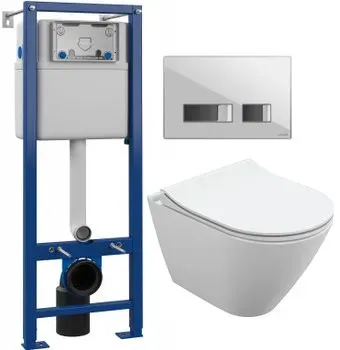 Cersanit City Oval + S-IN-MZ-VECTOR + P-BU-MOV/Whg/Gl