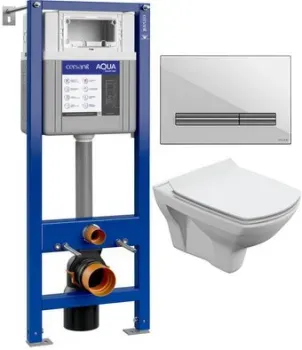 Cersanit Carina S-MZ-CARINA-XL + 63475 + P-BU-PIL/Whg/Gl